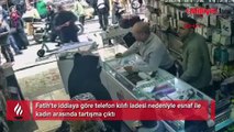 Fatih'te kadına şiddet kamerada! Valilikten açıklama geldi