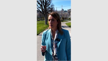 Präsidentin des EU-Parlaments: "Findet etwas an das ihr glaubt!"