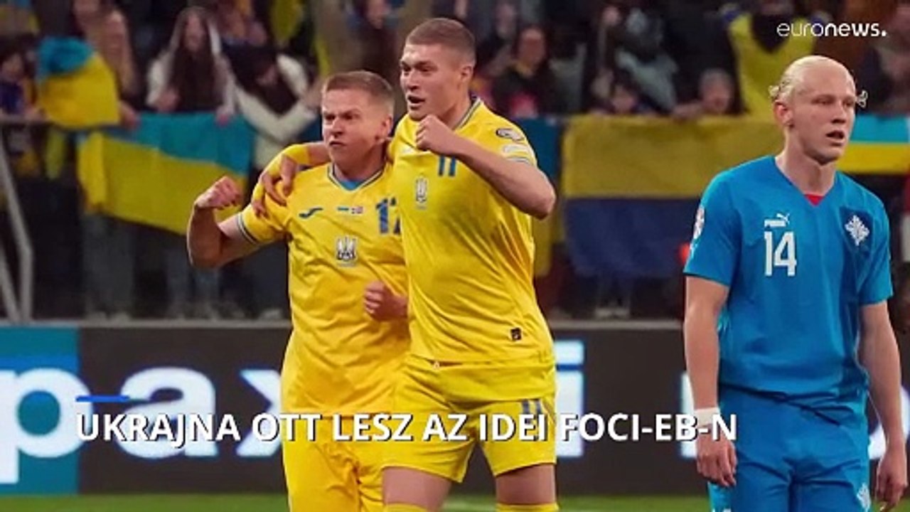 Ukrajna ott lesz az idei foci-Eb-n