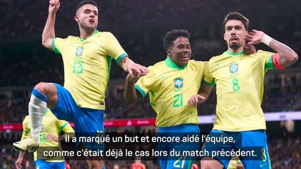 Brésil - Bento et Richarlison conquis par la pépite Endrick