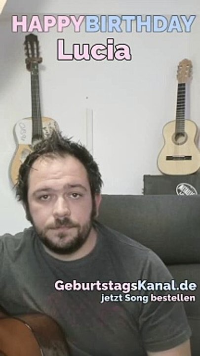 Happy Birthday, Lucia! Geburtstagsgrüße an Lucia