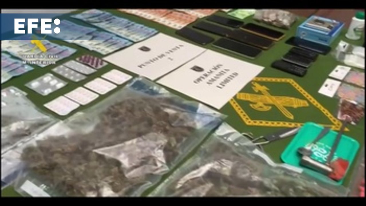 Nueve detenidos y desmantelados dos clanes de tráfico de drogas en Villanueva del Fresno (Badajoz)