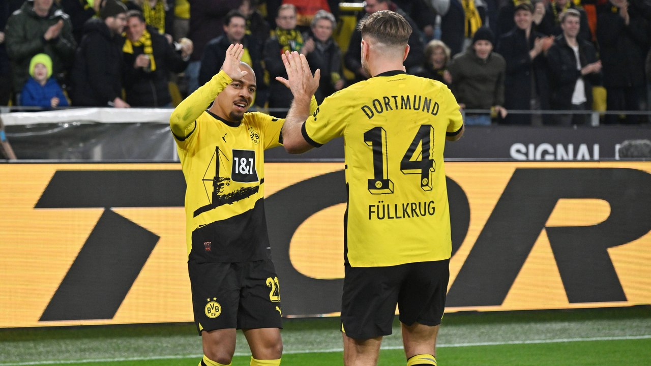 'Du schon wieder': Malen scherzte mit Füllkrug über das 2:1