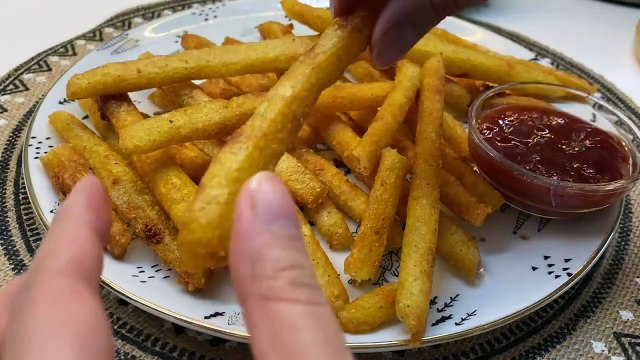 Sadece PATATES ve NİŞASTA ❗️DÜNYANIN EN ÇITIR PATATES KIZARTMASI TARİFİi