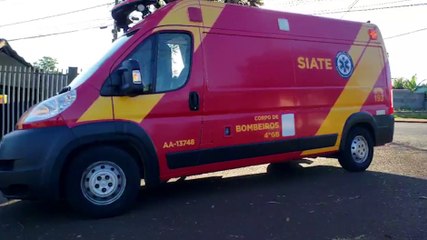 Ciclista fica ferido após colisão com carro no Bairro Cascavel Velho