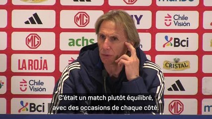 Chili - Gareca : "Un match plutôt équilibré"