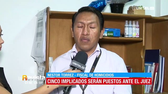 Cinco sujetos serán puestos ante un juez cautelar por el asesinato de un gomero