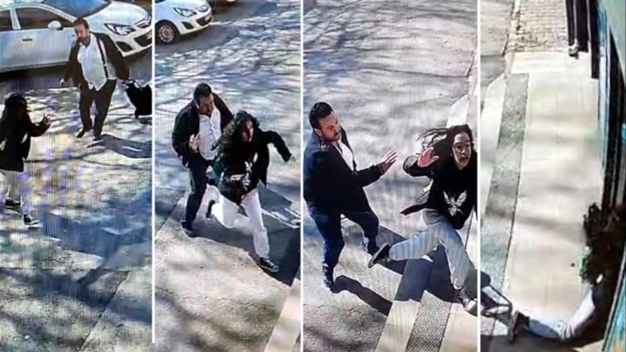 'Benim önümden kimse geçemez' dedi, genç kızı itti
