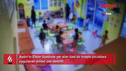 Özel kreşte skandal görüntü! Evde oyun oynarken ortaya çıktı