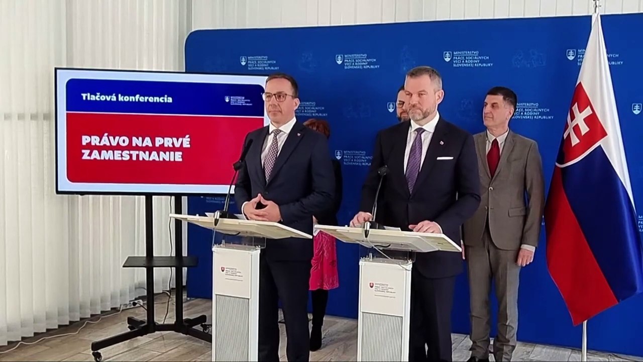 ZÁZNAM: E. Tomáš: Spustíme projekt Právo na prvé zamestnanie vo výške 13 miliónov eur