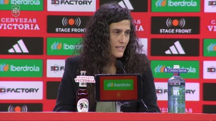 Rueda de prensa de Montse Tomé