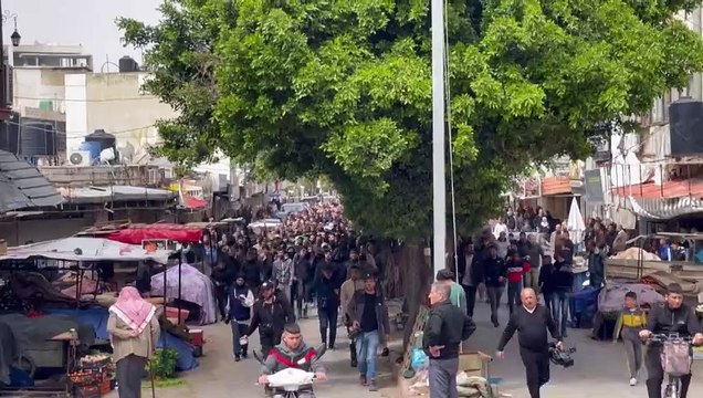 تشييع ثلاثة فلسطينيين قتلوا خلال عملية عسكرية إسرائيلية في الضفة الغربية