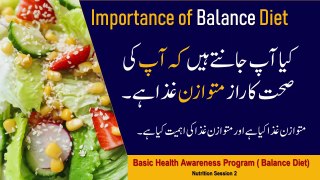 Balanced Diet For Healthy Life  And Why Is It Important