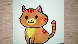 Cat drawing and Paintings