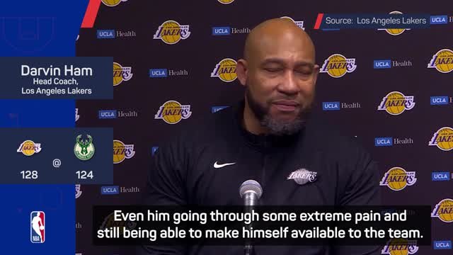 Ham lauds 'dependable' AD as Lakers make 19-point comeback