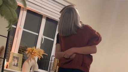 Young knight gets disarmed by his mother in a playful joust of judo