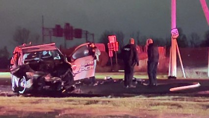 Lewiston Police Car Collides with Tractor Trailer