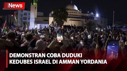 Pengunjuk Rasa Tuntut Pemerintah Yordania Hentikan Segala Bentuk Normalisasi dengan Israel