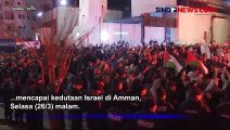 Ribuan Aktivis Mengepung Kedutaan Israel di Yordania sebagai Respons  Perang Israel di Gaza