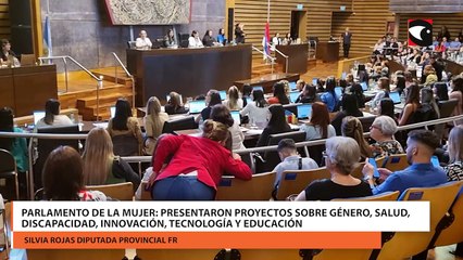 Скачать видео: Parlamento de la Mujer presentaron proyectos sobre género, salud, discapacidad, innovación, tecnología y educación