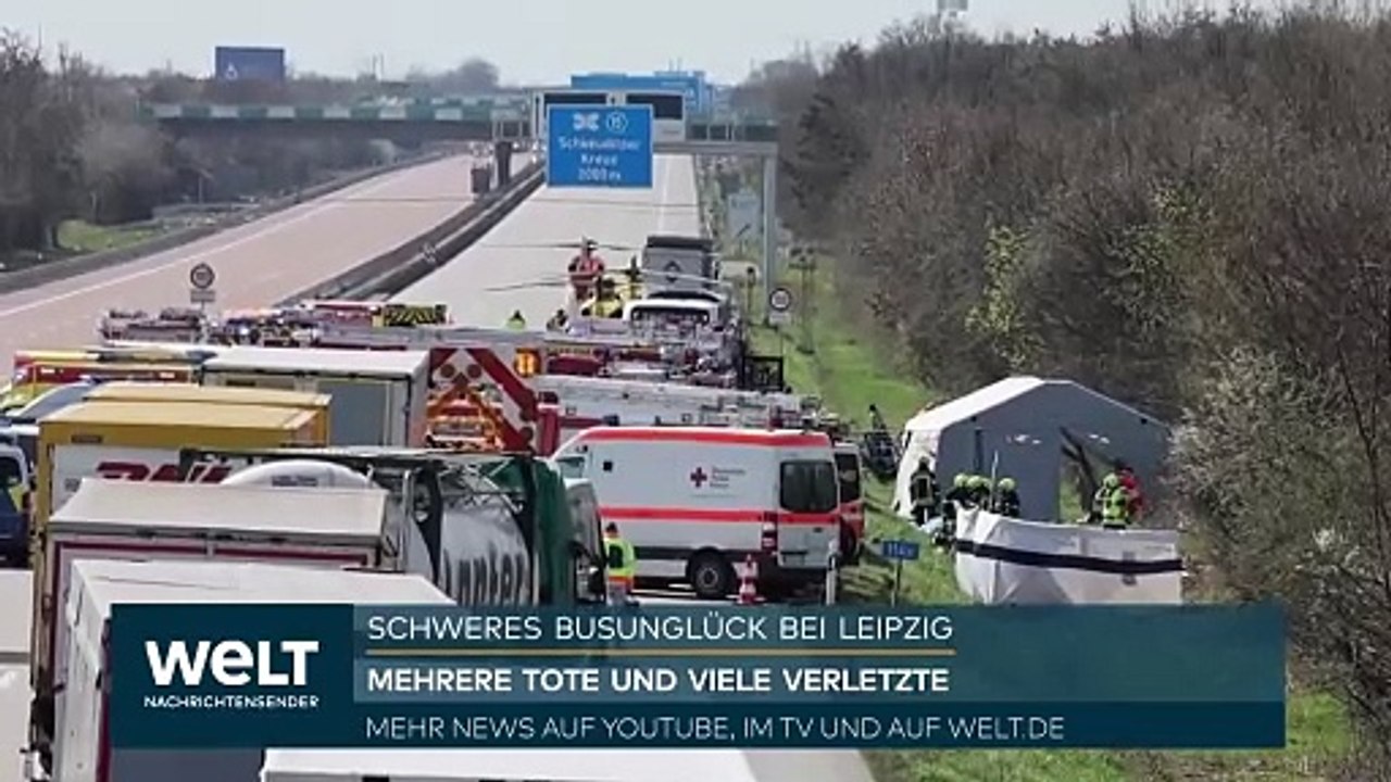 Au moins cinq personnes sont mortes dans l'accident d'un car sorti de l'autoroute ce matin, près de Leipzig, dans l'est de l'Allemagne, a indiqué à l'AFP la police. «Le car est sorti de la route et s'est renversé», selon la même source qui a également fai