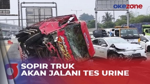 Sopir Truk yang Picu Tabrakan Beruntun di GT Halim Baru Berusia 18 Tahun