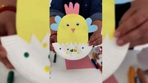 DIY-Créer un poussin dans son oeuf avec une assiette en carton