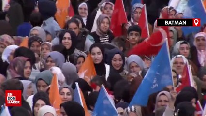 Cumhurbaşkanı Erdoğan'dan Batman'da ekonomiye dair net mesaj