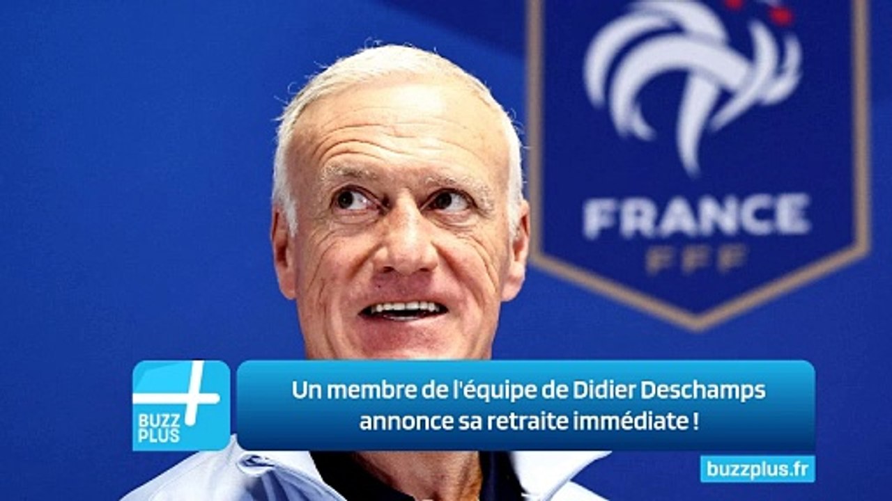 Un membre de l'équipe de Didier Deschamps annonce sa retraite immédiate !