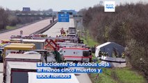 Alemania: Mortífero accidente de autobús Flixbus en Leipzig deja al menos 5 muertos y 12 heridos