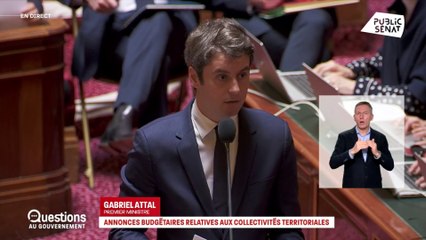 Budget des collectivités : pour Gabriel Attal face au déficit "nous sommes tous dans le même bateau"
