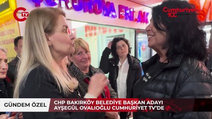 Ayşegül Ovalıoğlu Cumhuriyet TV’de! Seçilirse ilk kadın başkan olacak “Bakırköy kadın aday bekliyormuş”