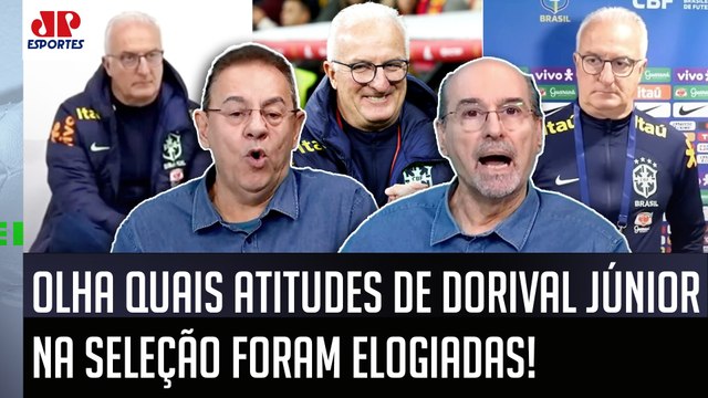BASTIDORES! ISSO É ÓTIMO, gente! Essa ATITUDE do Dorival na Seleção é... OLHA o que foi ELOGIADO!