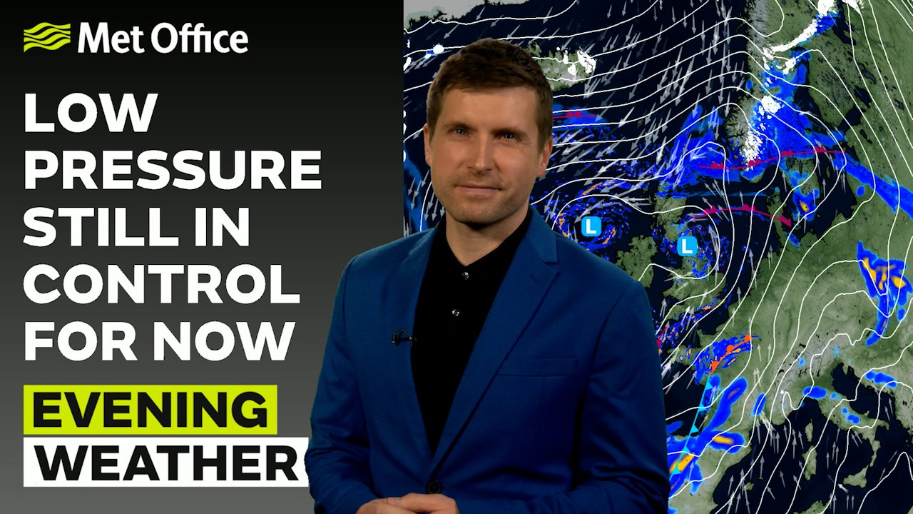 Met Office Evening Weather Forecast 28/03/24 – Blustery with plenty of heavy showers