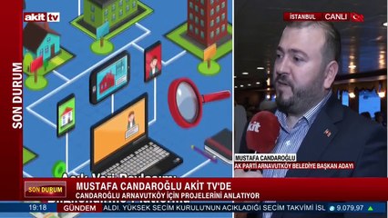 Candaroğlu projelerini Akit TV'de anlattı