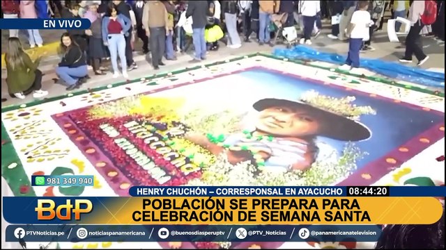 Alfombras florales, procesiones y puchero: así se vive la Semana Santa en Ayacucho