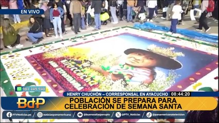 Alfombras florales, procesiones y puchero: así se vive la Semana Santa en Ayacucho