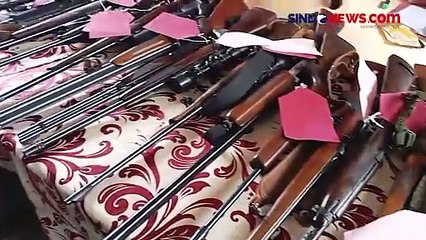 Polisi Tangkap Wanita Pemilik Puluhan Senpi dan Ribuan Peluru di Bandung