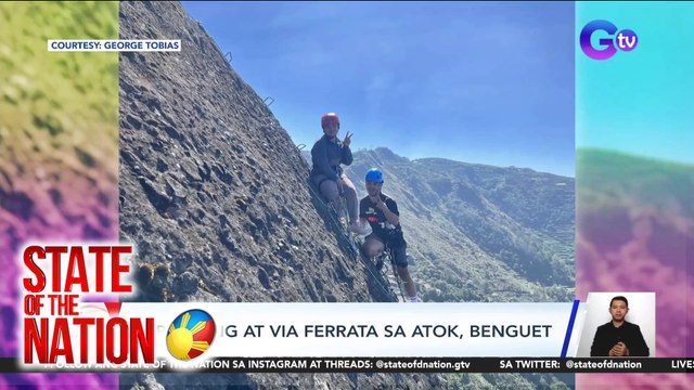 Rappelling at Via Ferrata sa Atok, Benguet | SONA