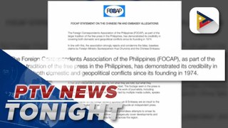 NUJP, FOCAP react to statement of Chinese foreign ministry on media personnel who joined latest resupply mission in WPS