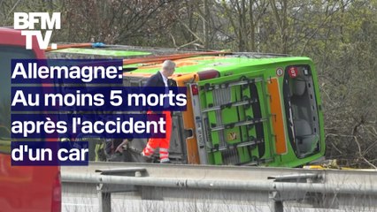 Allemagne: au moins cinq personnes sont mortes dans l'accident d'un car sur une autoroute