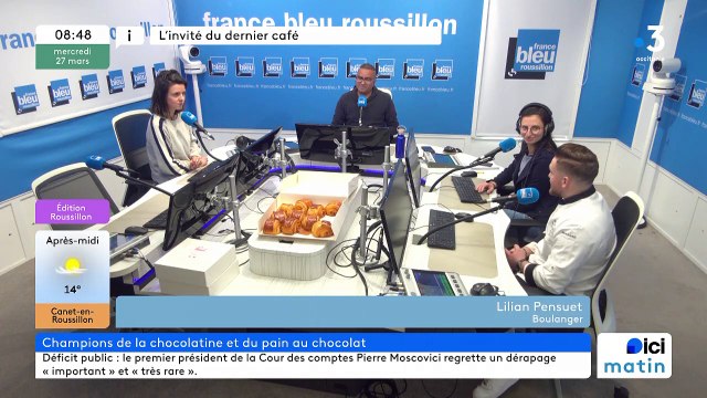 Lilian Pensuet et ses pains aux chocolat ou chocolatines