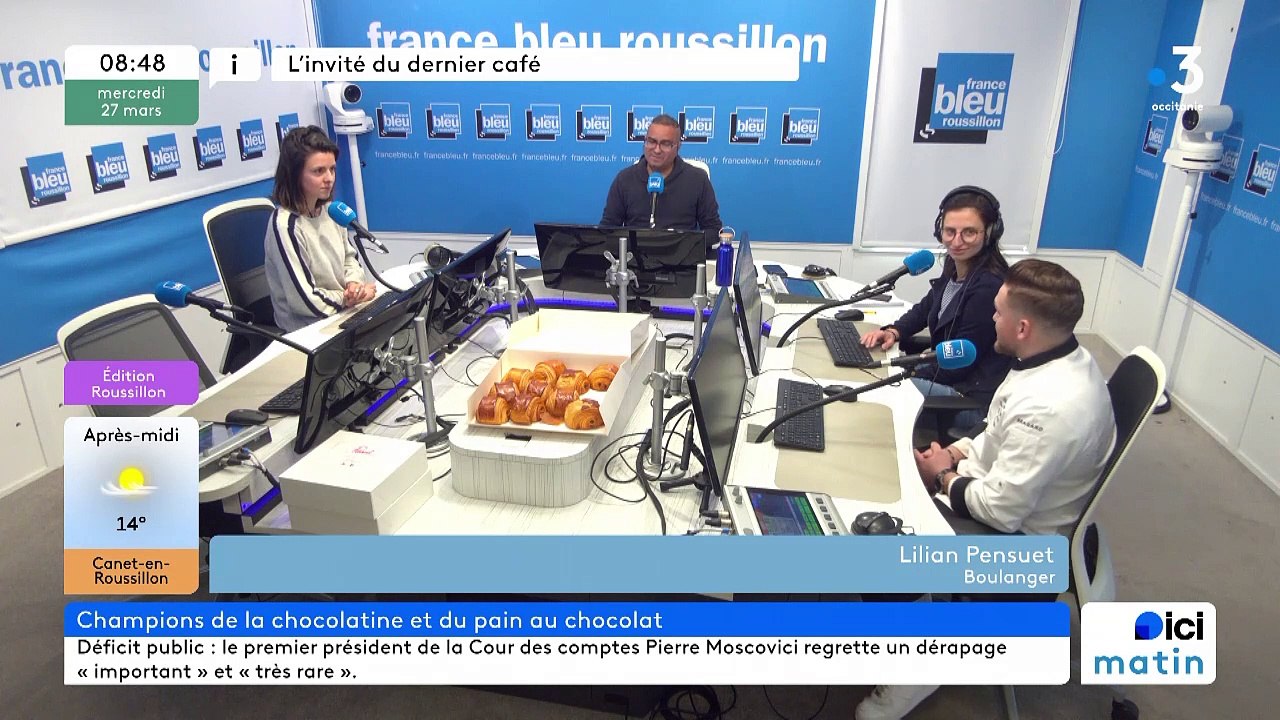 Lilian Pensuet et ses pains aux chocolat ou chocolatines