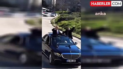 Pendik'te Muhtarın Çakarlı Konvoyu Tartışma Yarattı