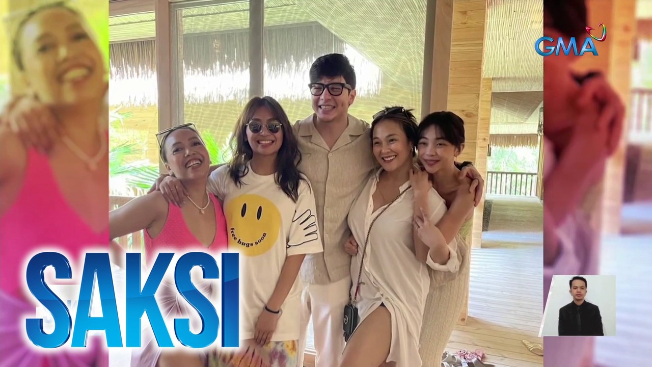 Birthday party ni Kathryn Bernardo, dinaluhan ni Alden Richards at iba pang stars ng "Hello, Love, Goodbye" | Saksi