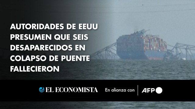 Autoridades de EEUU presumen que seis desaparecidos en colapso de puente fallecieron