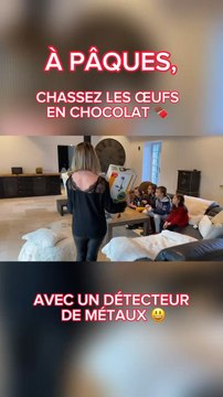 Le bon plan pour Pâques ! Faites-les chasser les oeufs avec un detevteur de metaux, comme papa et maman ☺️