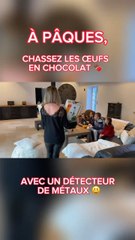Le bon plan pour Pâques ! Faites-les chasser les oeufs avec un detevteur de metaux, comme papa et maman ☺️