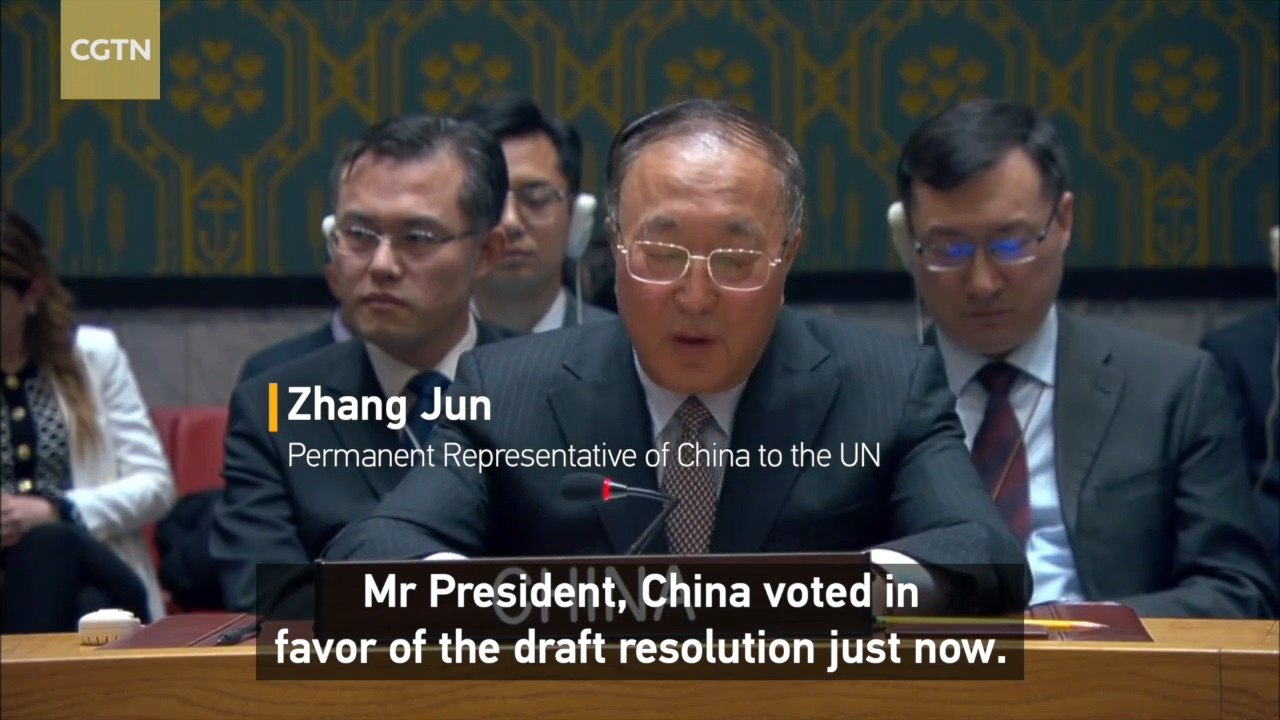 China votes in favor of UNSC resolution demanding Gaza ceasefire for Ramadan