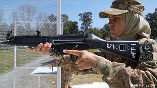 The women taking on Pakistan's robust military training